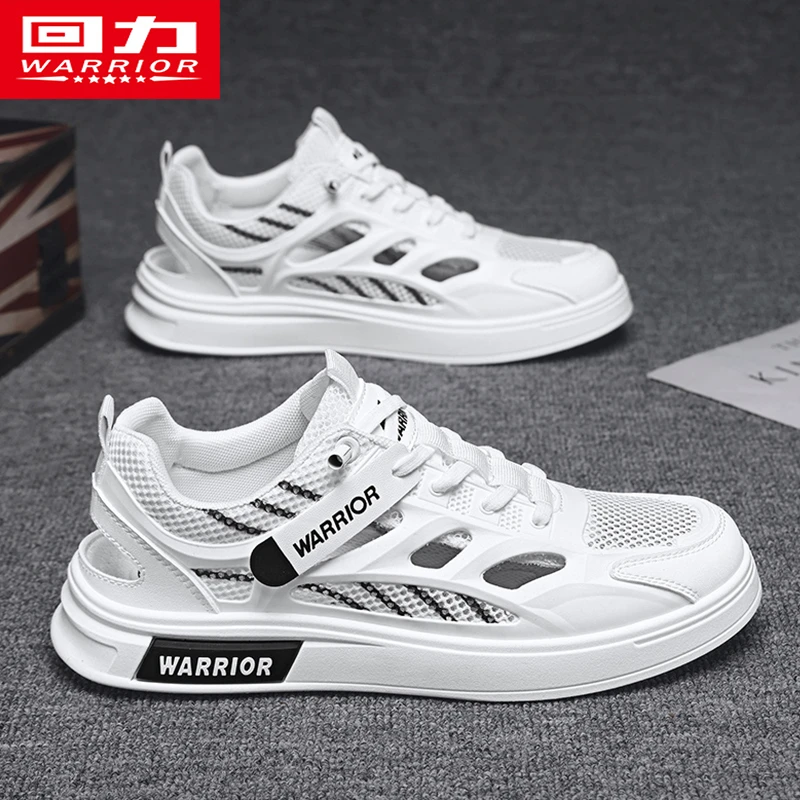 回力男鞋小白鞋夏季镂空网面鞋透气防滑涉水溯溪鞋休闲板鞋子男款