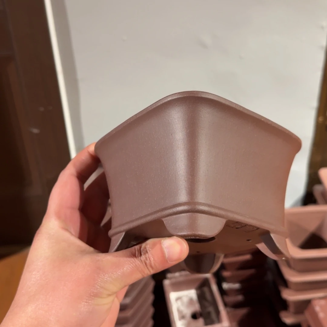 紫砂花盆原矿紫泥