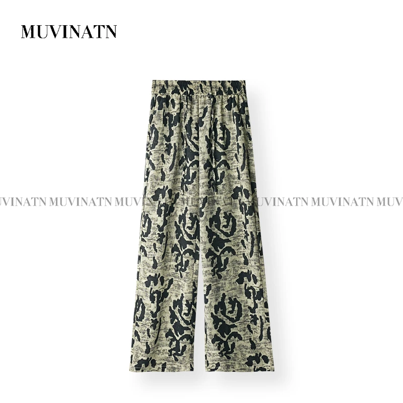 【初訫】冰丝凉感透气夏季薄款阔腿裤2025复古宽松垂感直筒休闲裤1