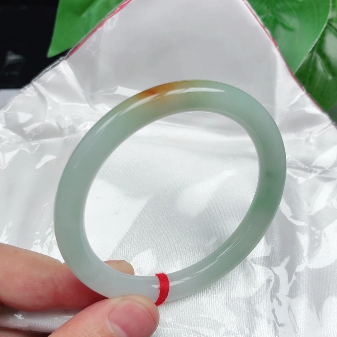 翡翠未镶嵌手镯圆条002