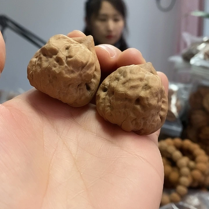 文玩核桃把件38古蝉