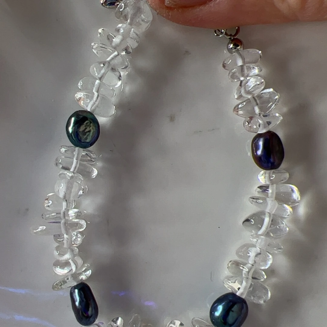 手绳合金淡水珍珠