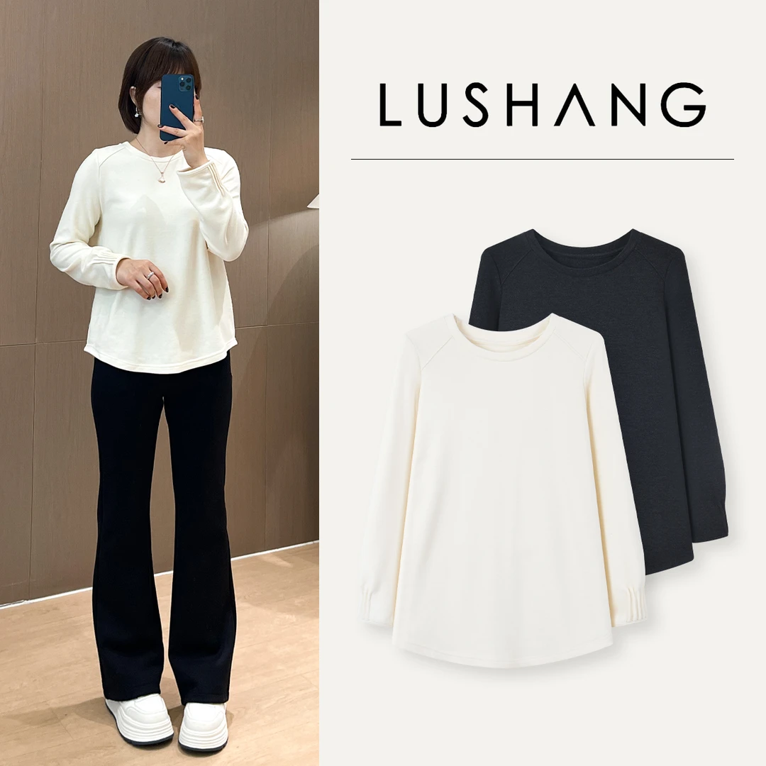 【百搭卫衣】两种长度，双面德绒！露赏2025冬季遮屁股长袖内搭卫衣