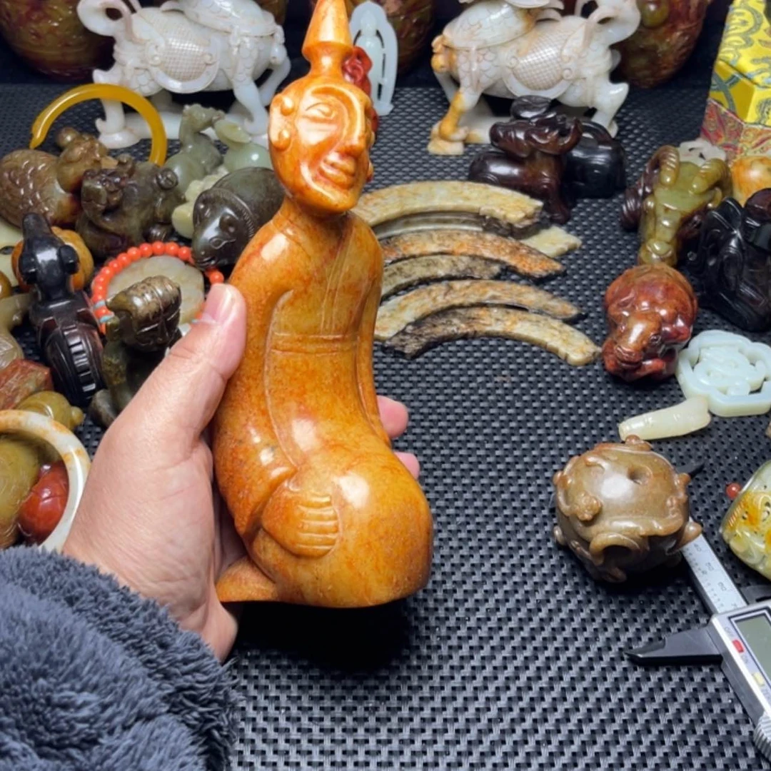 【闪购商品】和田玉挂件未镶嵌百*犁