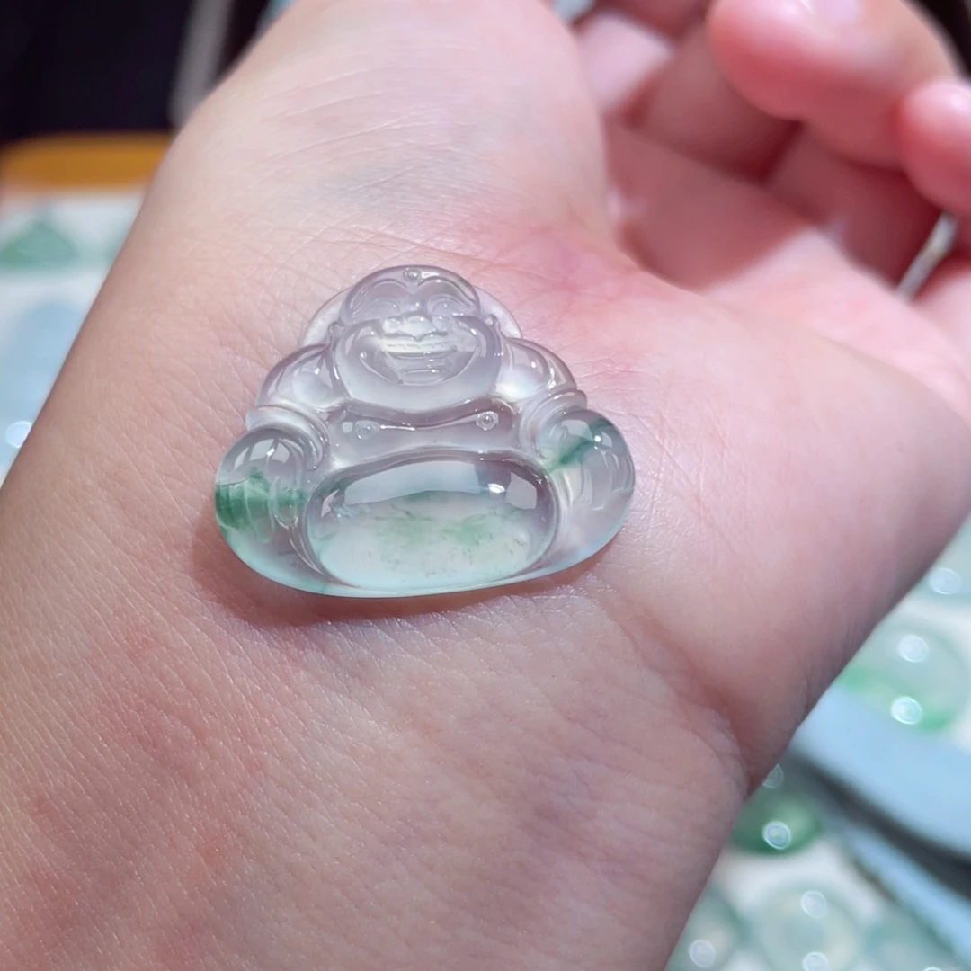 颈饰未镶嵌翡翠佛公