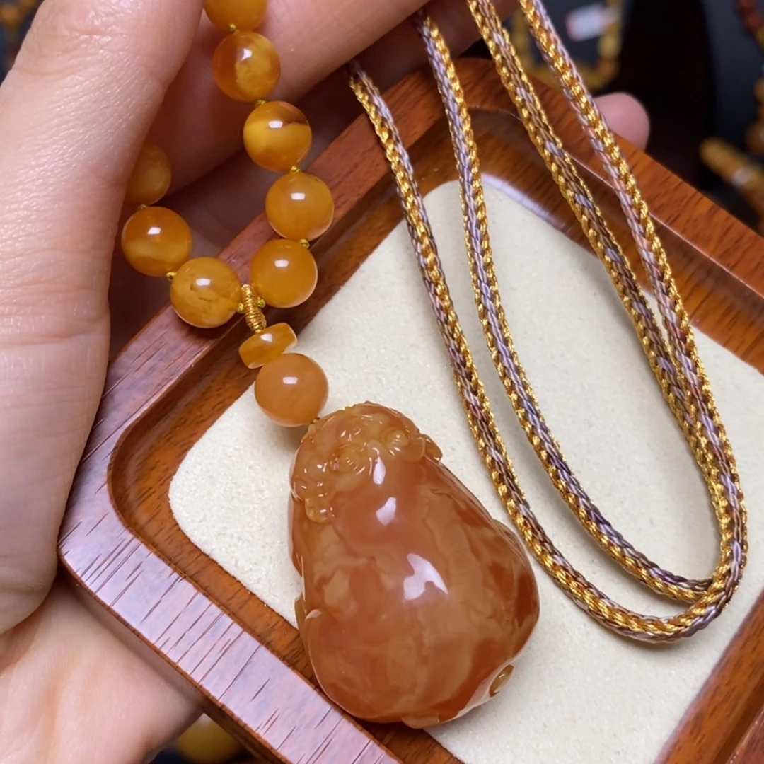 【闪购商品】未镶嵌颈饰蜜蜡项链