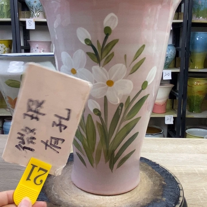 景德镇高温陶瓷花盆