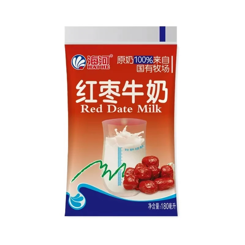 海河 牛奶红枣牛奶180ml*16袋 浓郁枣香甜润 营养早餐奶