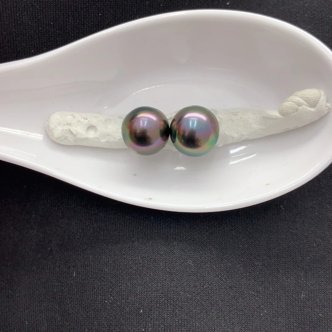 海水珍珠裸珠大溪地对珠10.8mm