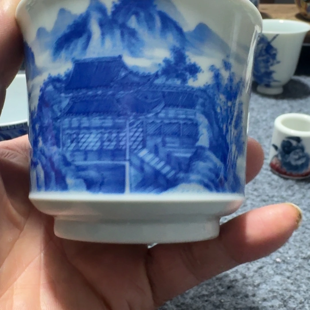 W****现代景德镇陶瓷手绘茶具