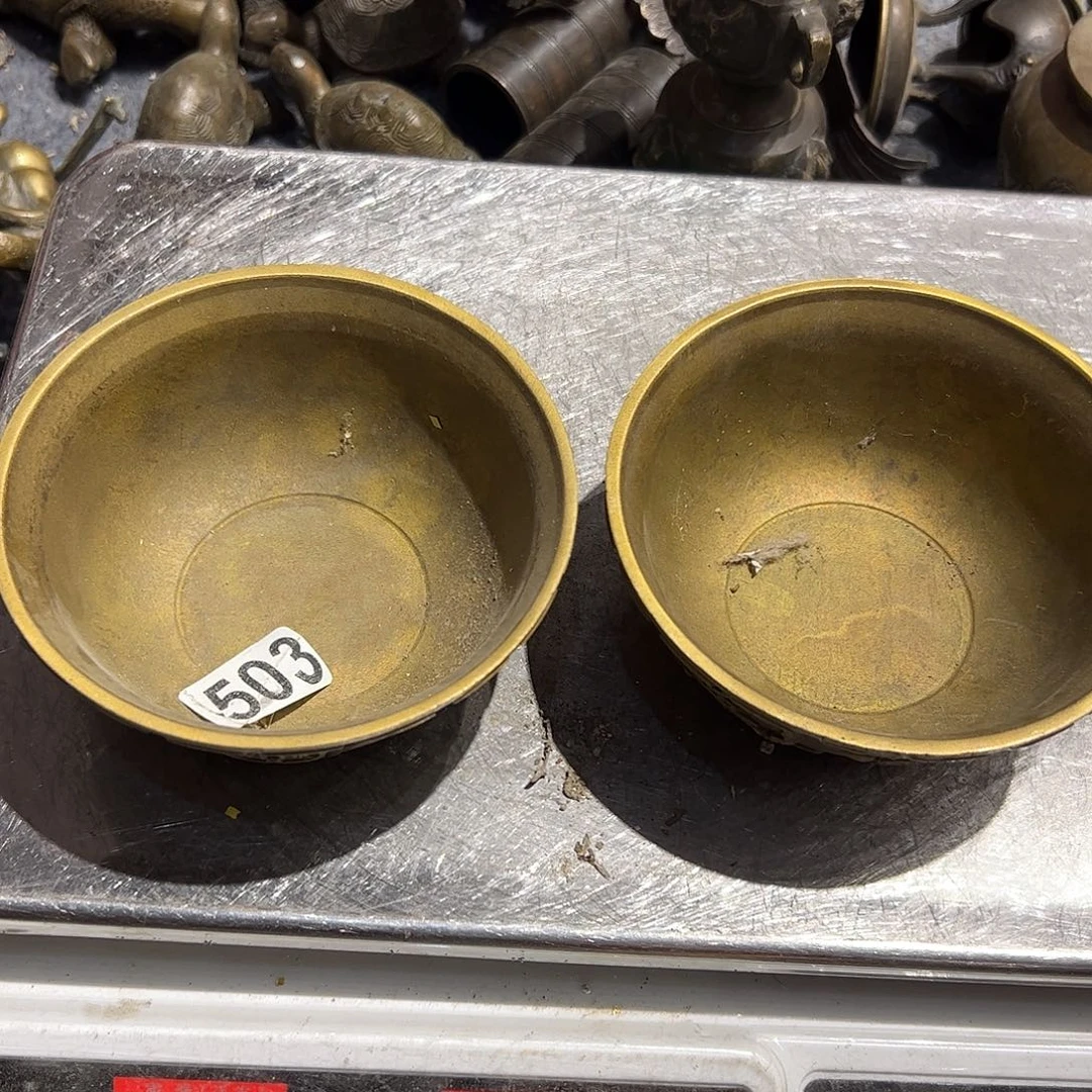 封***板微瑕疵黄铜摆件工艺品