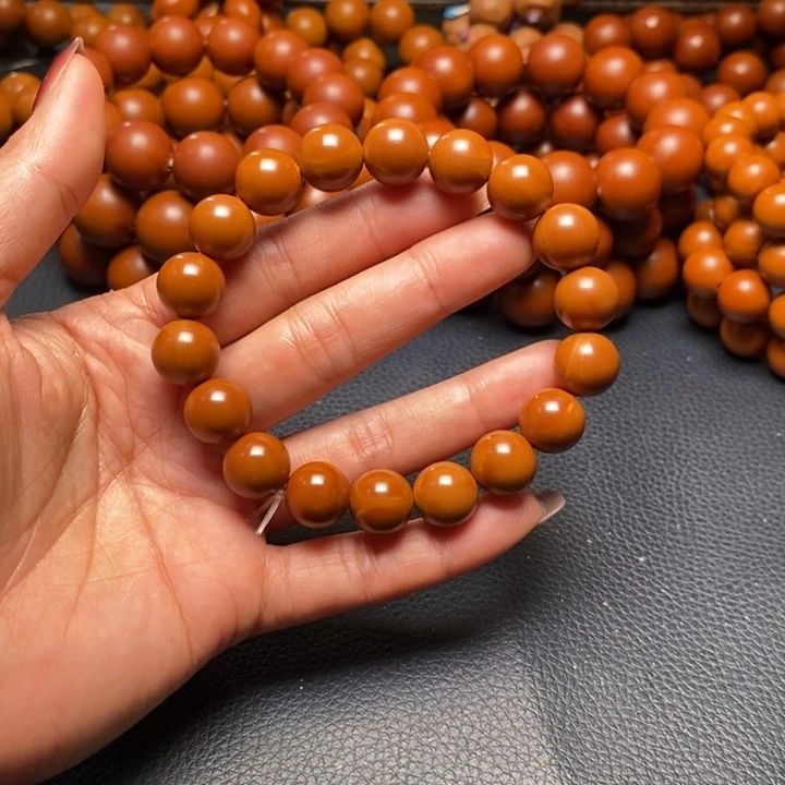 橄榄核手串1.2尺寸光珠全品