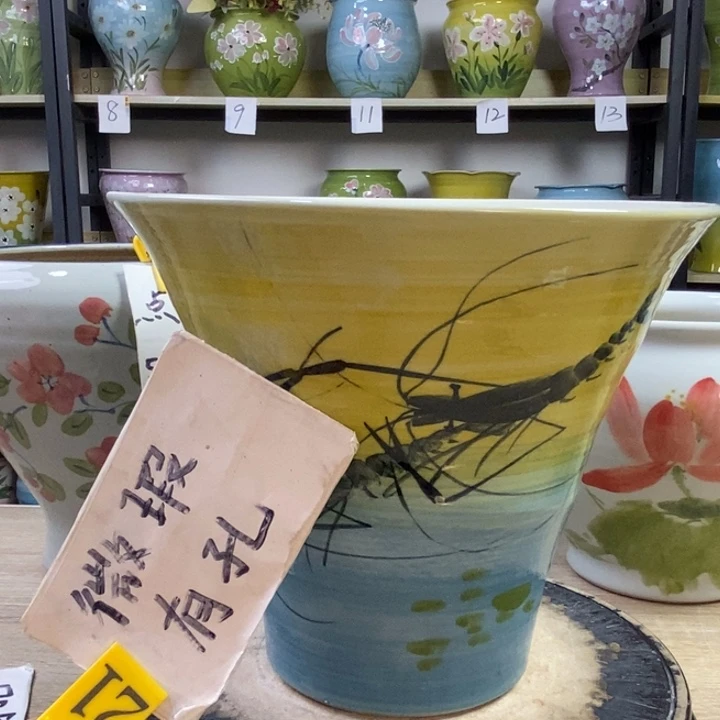景德镇高温陶瓷花盆