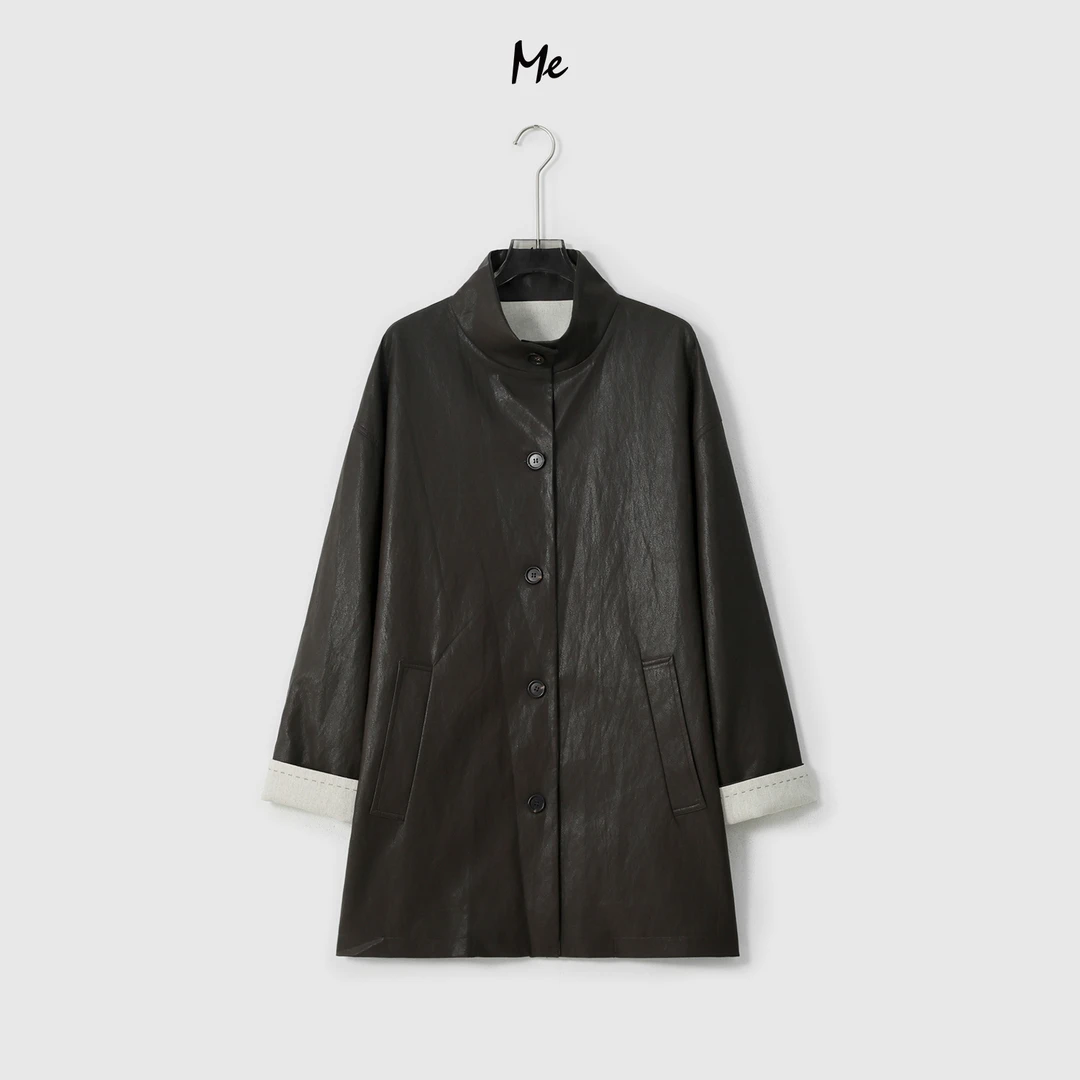 ME【芝华士】英伦风中古感显瘦时尚百搭宽松休闲一手长外套MESA0760