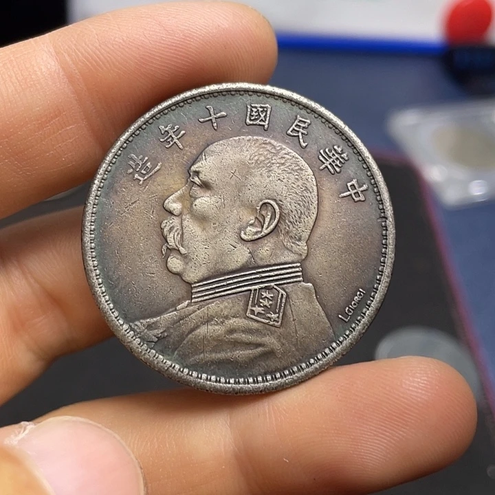 A复古工艺品包浆老品相好边齿清晰
