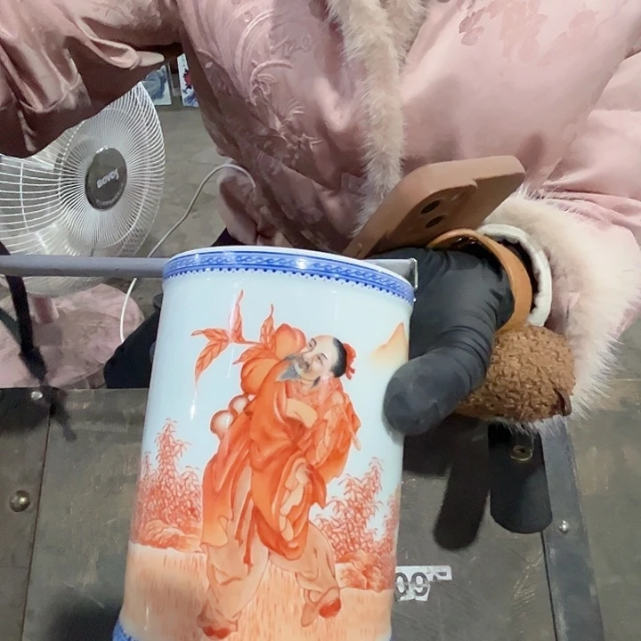 陶其他景德镇高温瓷笔筒