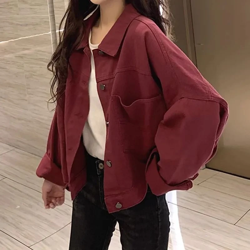 港式2-300斤特大码个性痞帅夹克上衣早秋男女复古休闲宽松翻领衫