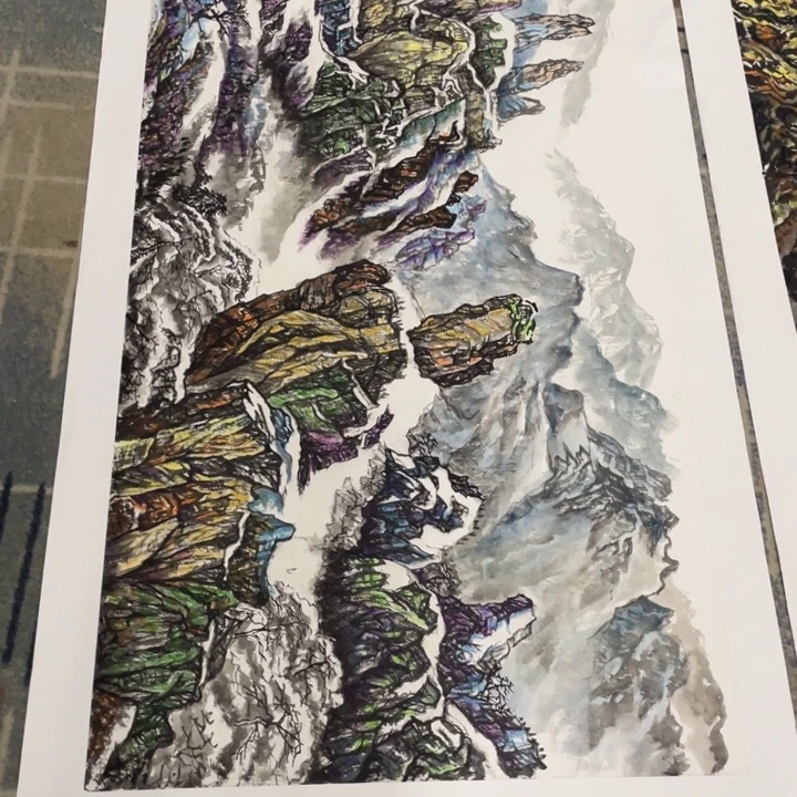 国画好****习四尺作品四尺作品111111