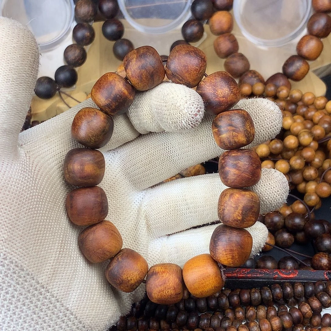 贡木手串/手链1516留疤龙鳞粗抛