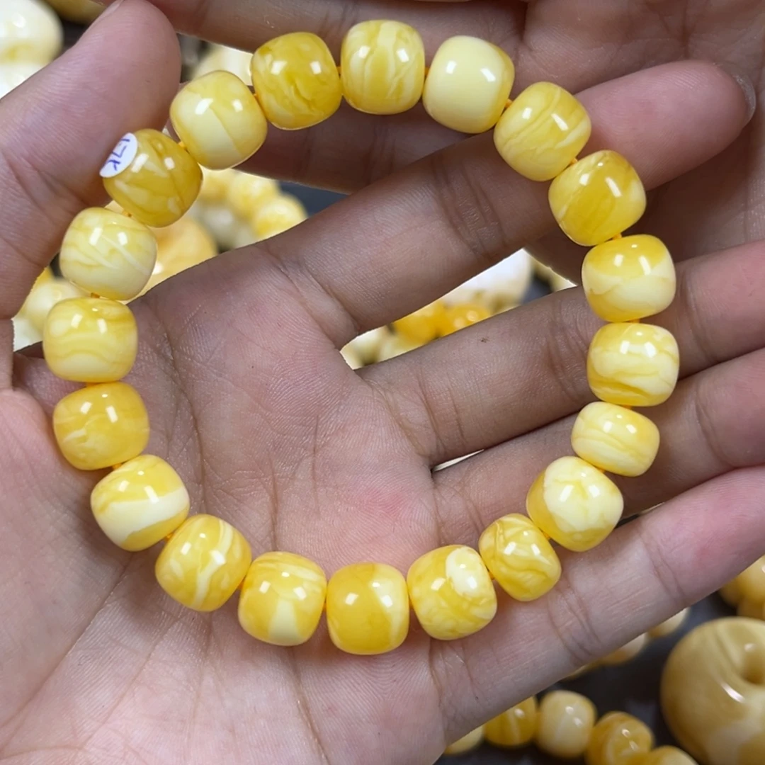 手串琥珀未镶嵌同料11mm