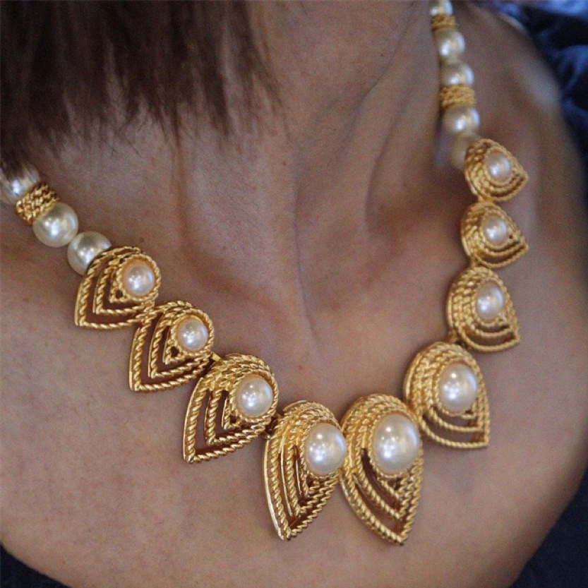 铜合金项链 耳饰套装复古风某fari图鉴项链经典复刻小众个性女