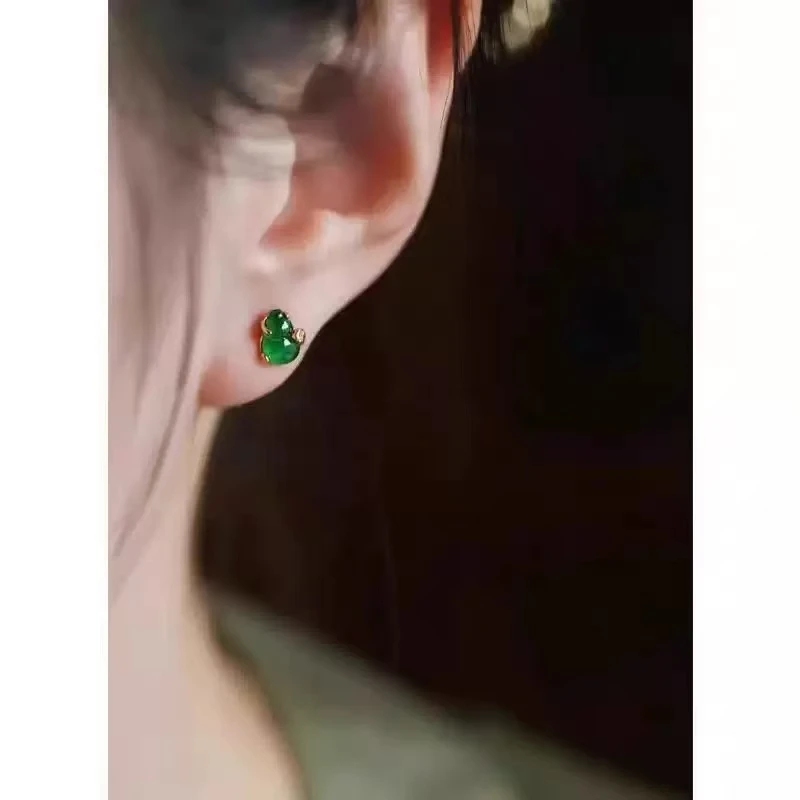 铜合金耳饰 D425时尚轻奢气质百搭优雅法式小众精致简约耳钉