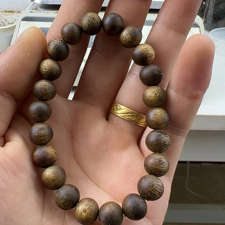 沉香手串白露0.9单圈6克+