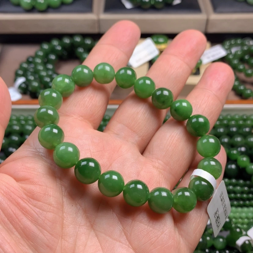 【闪购商品】和田玉（碧玉）手串未镶嵌10mm 特价