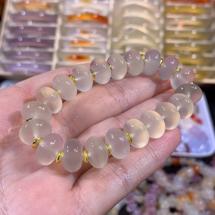 玛瑙/玉髓未镶嵌手链