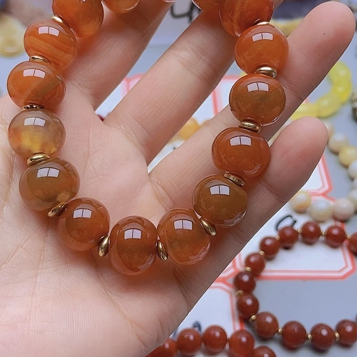 【闪购商品】玛瑙/玉髓珠宝半成品未镶嵌邱****4