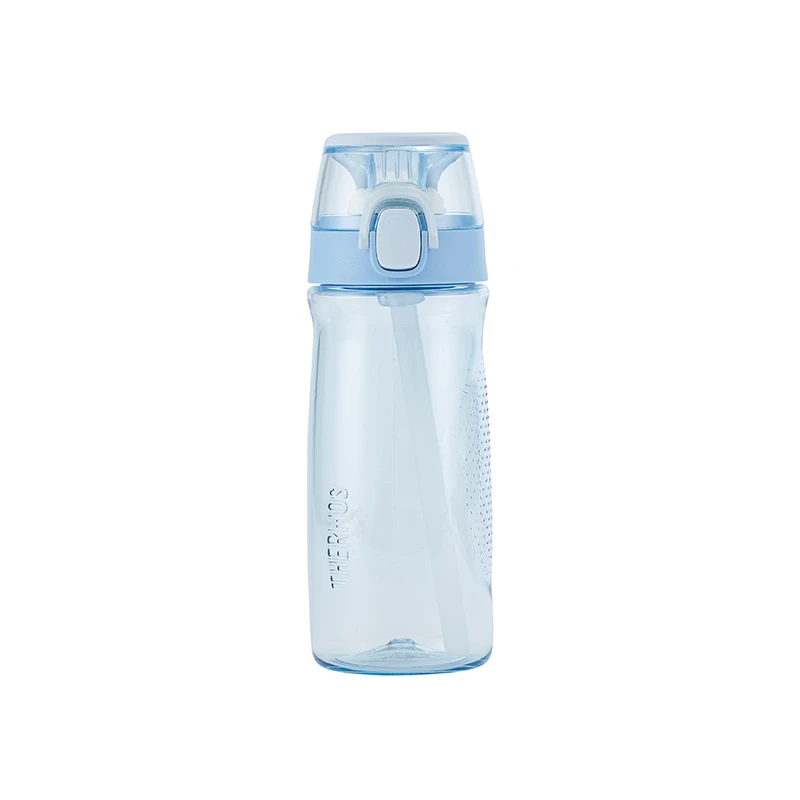 【A等品微瑕】膳魔师Tritan塑料吸管杯550ml蓝色 TCSF-550-BL