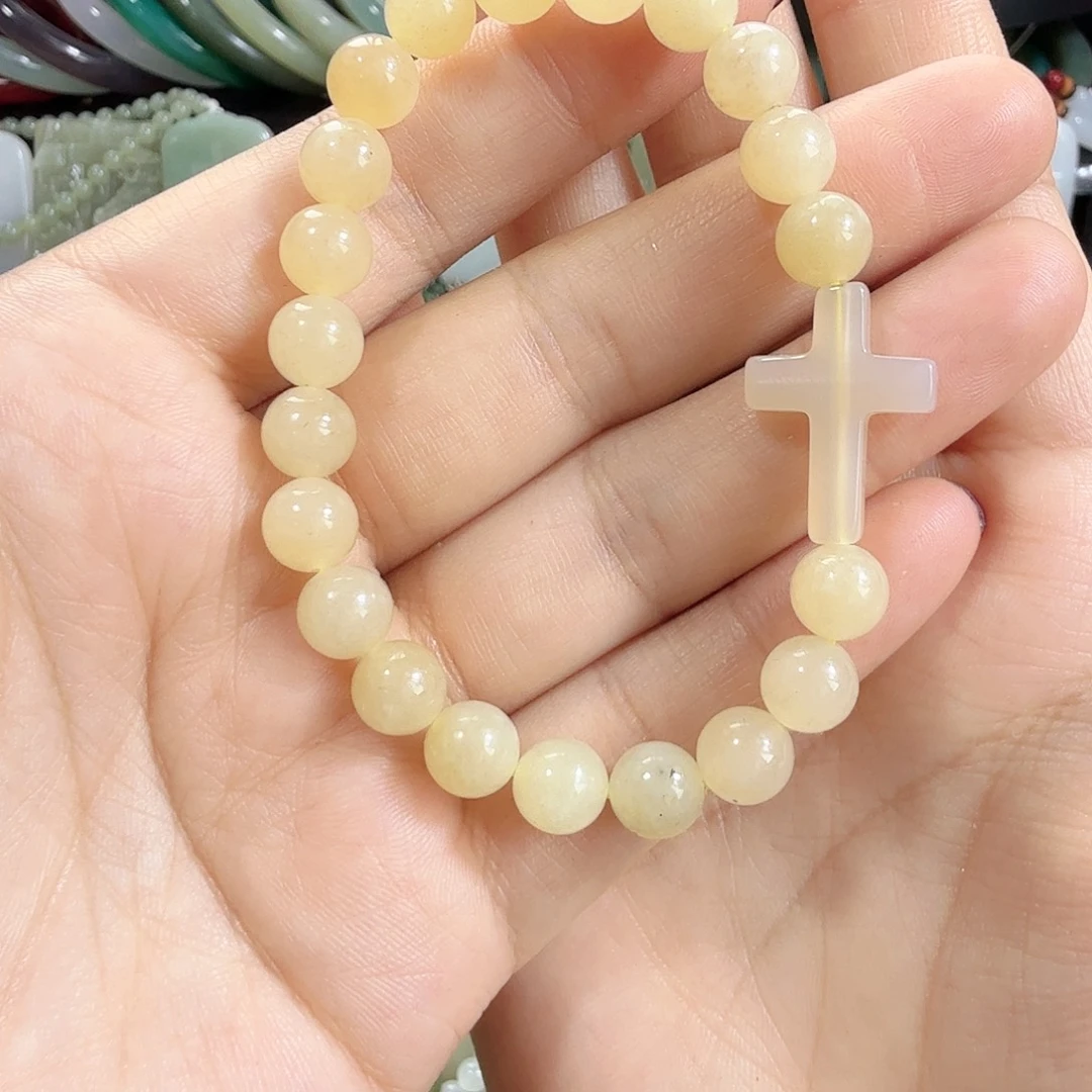 和田玉未镶嵌手链