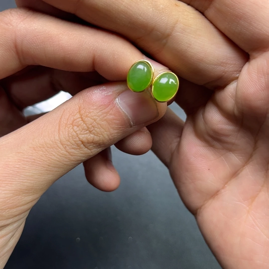 和田玉颈饰银S925镶嵌