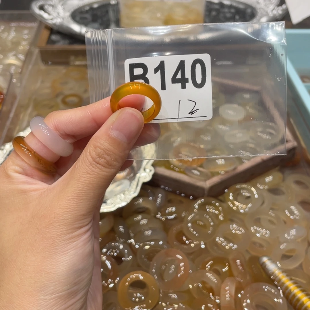 玛瑙/玉髓未镶嵌戒指140