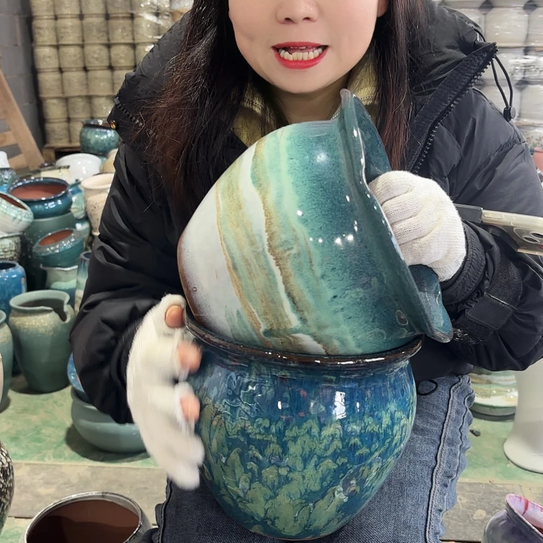 正品两个高18/20红陶