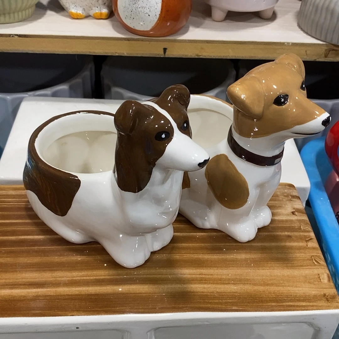 杯子陶盆有孔 瑕疵介意勿拍