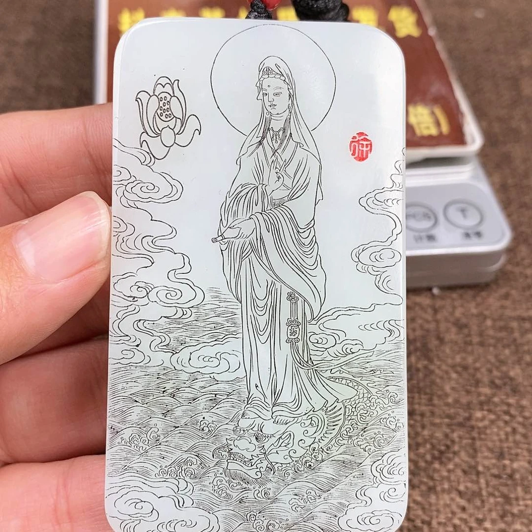 和田玉颈饰未镶嵌