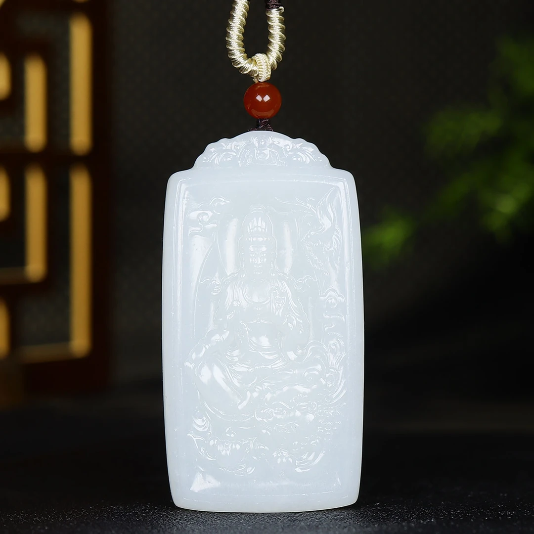 1229132和田玉白玉文殊