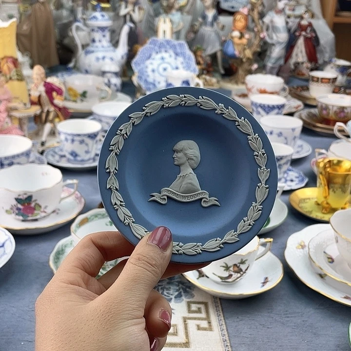 中古欧瓷瓷器小房子