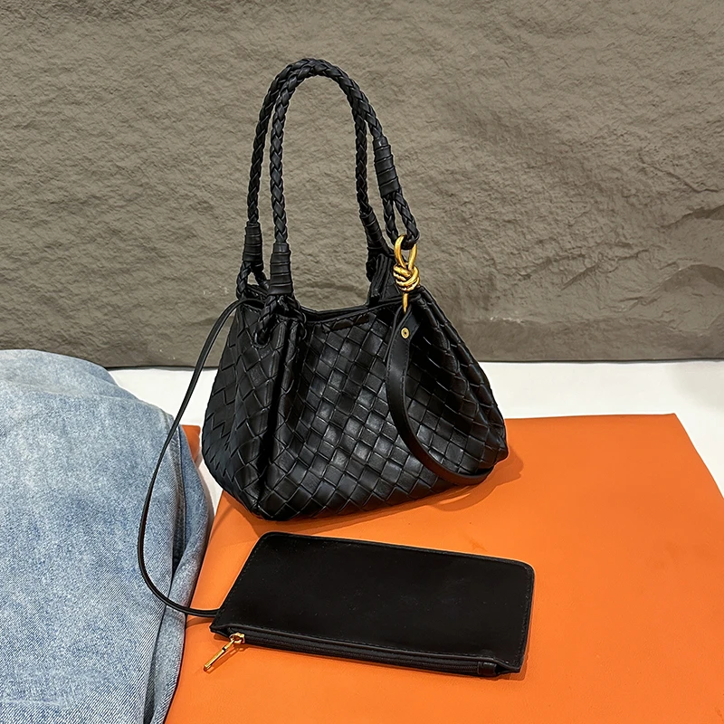 122T1011舒淇同款手工编织降落伞包手提单肩斜跨水桶字母包