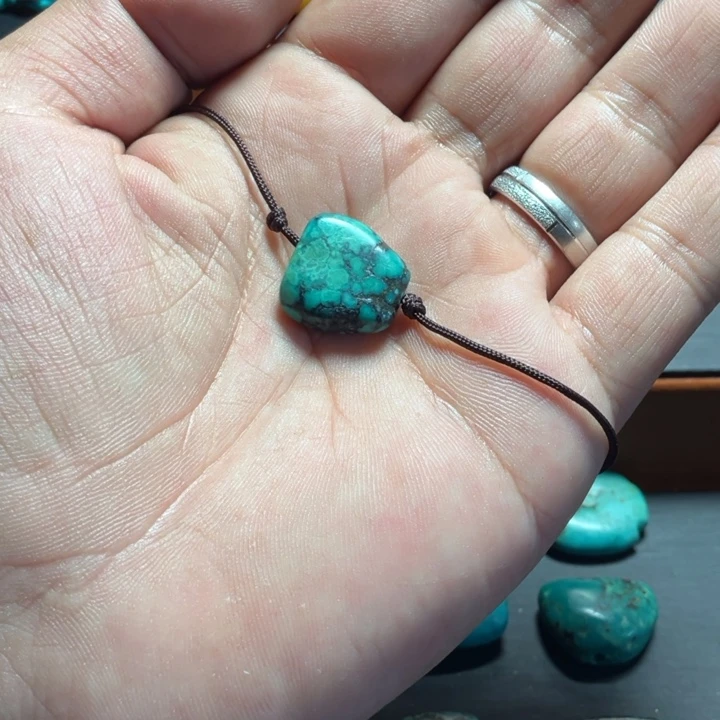 叫***。非金属大理石精美的老藏松吊坠