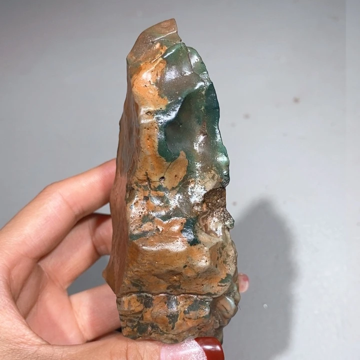 玛瑙/玉髓车挂合金石****缘422