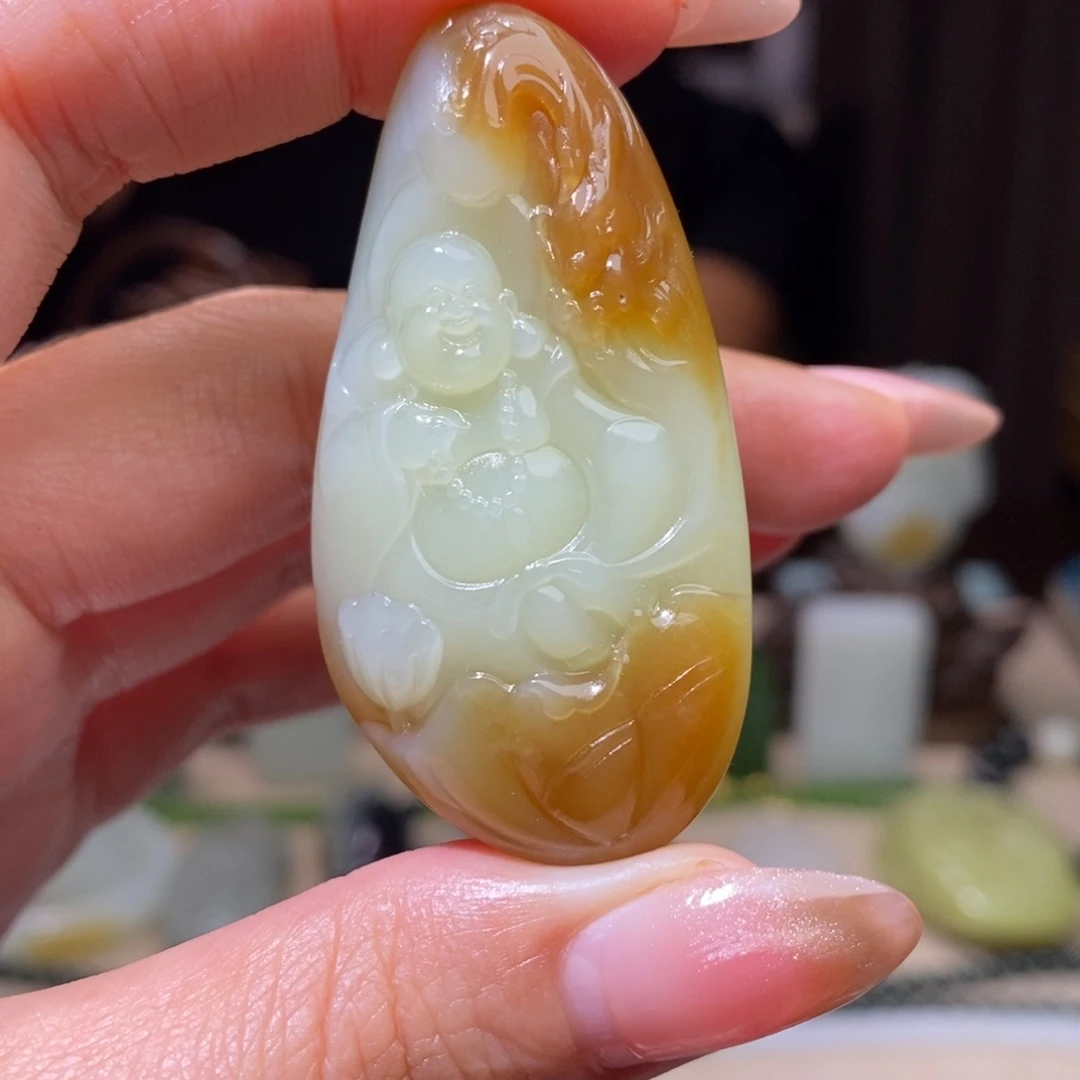 和田玉挂件未镶嵌用****1