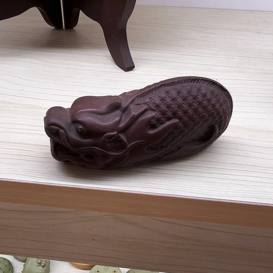 茶盘紫砂鱼化龙茶宠