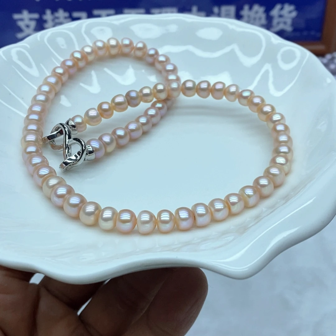 淡水珍珠未镶嵌项链欣**荣