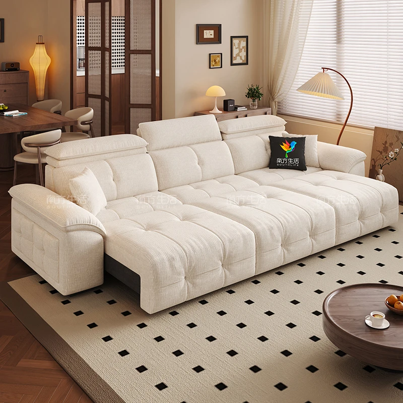 SOUTHLIFE/南方生活GN625#电动雪尼尔沙发床家用简约交个朋友