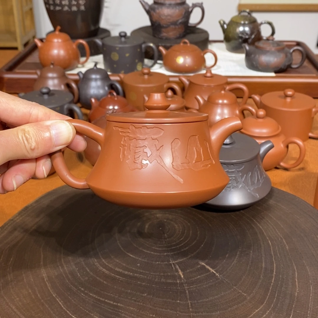 微瑕广西钦州坭兴陶茶具