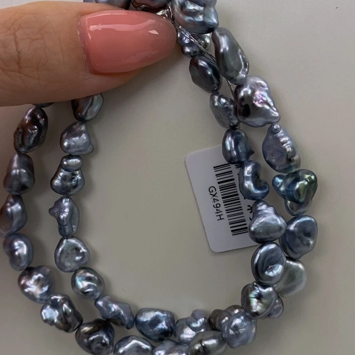 银S925镶嵌海水珍珠颈饰5-10mm