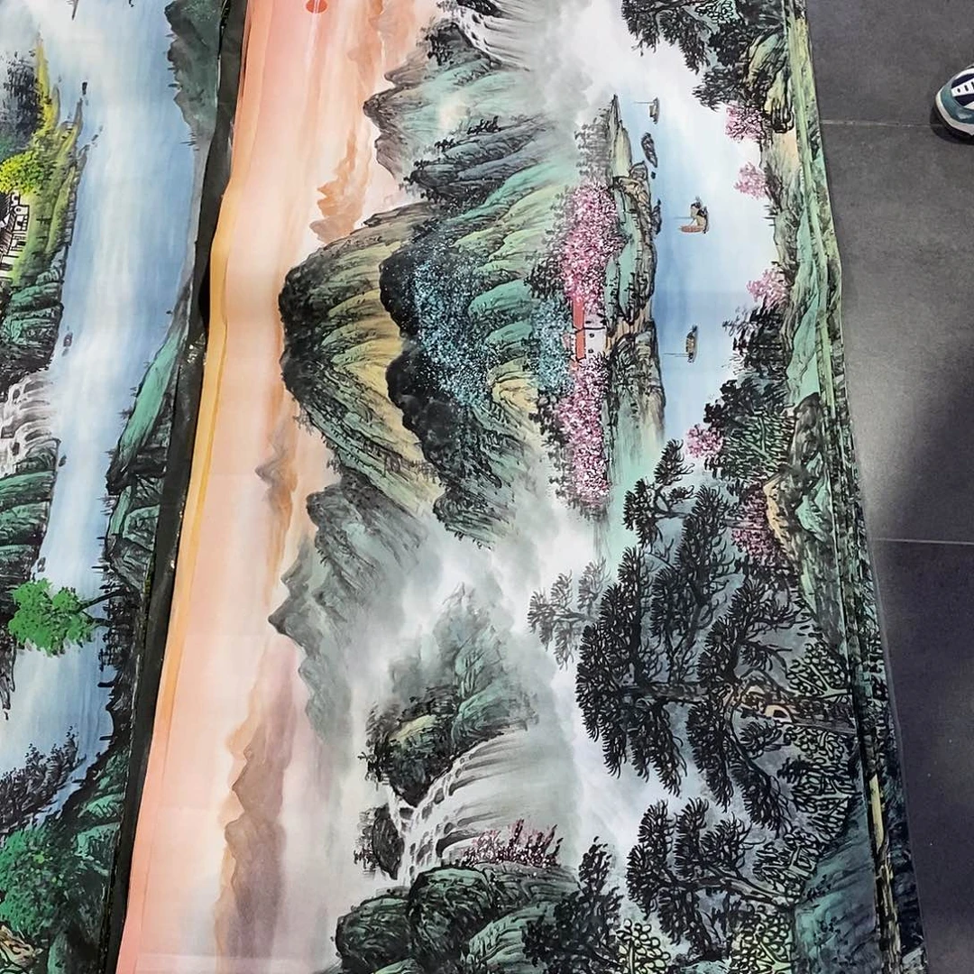 国画画画真的画画画