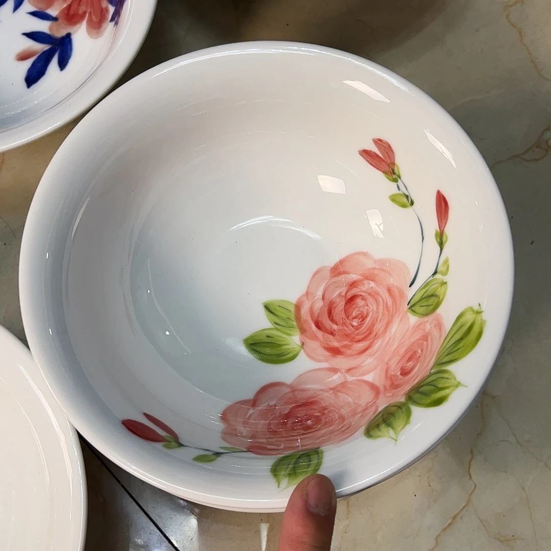 瓷片景德镇陶瓷手工手绘制作